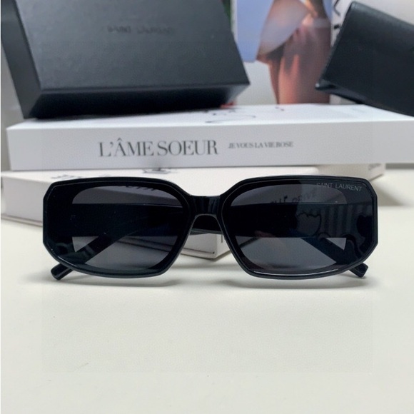 Saint Laurent Black Sunglasses - Picture 7 of 8